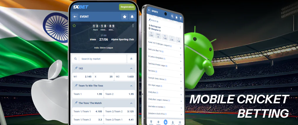 1xBet offers a handy mobile app for both Android and iOS devices