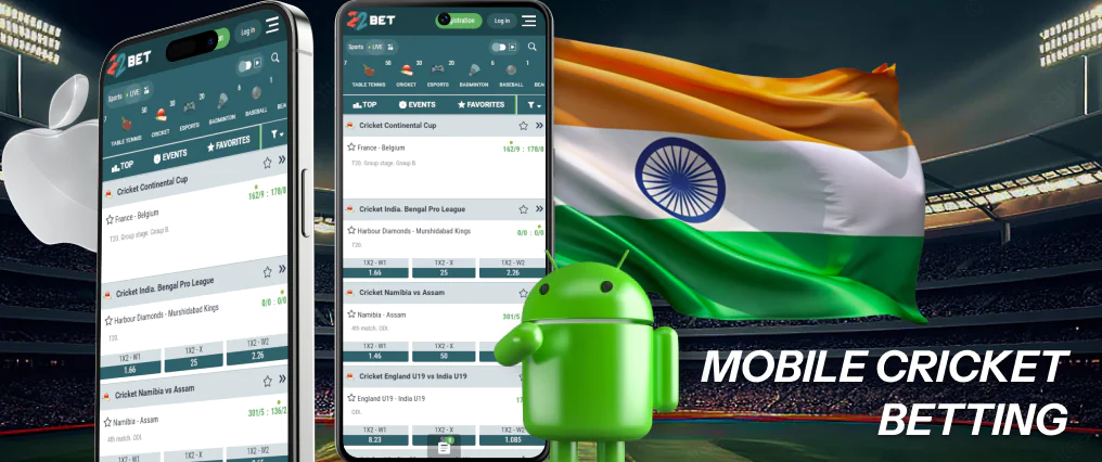 22Bet offers convenient mobile apps for both Android and iOS