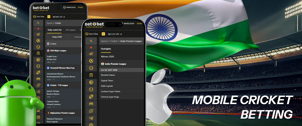 BetObet offers a convenient application for mobile devices