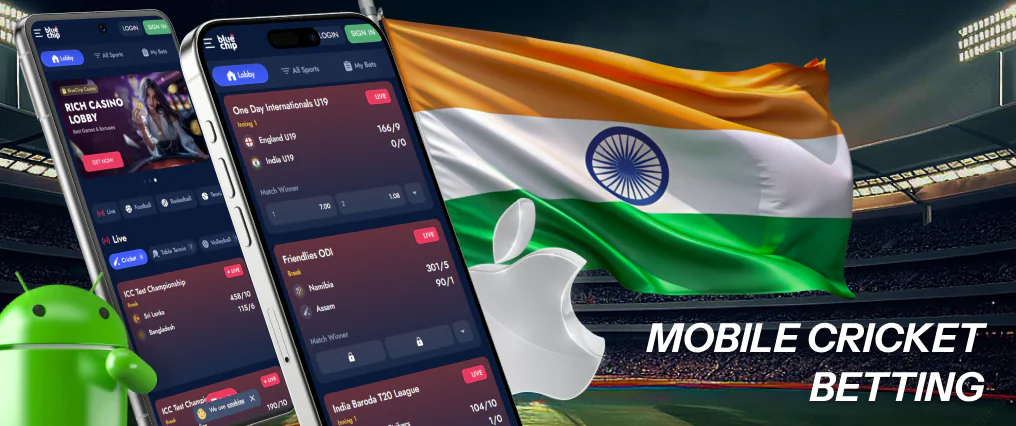 BlueChip offers mobile apps for both Android and iOS