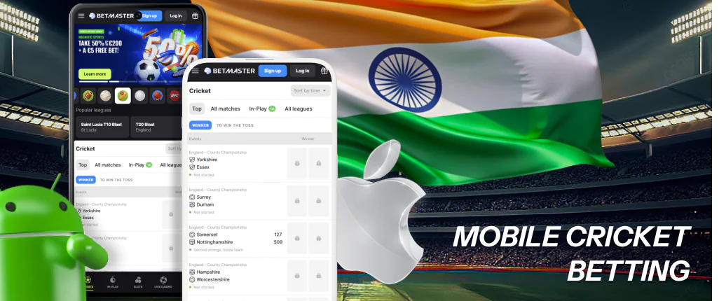 Betmaster Mobile App for Android gadgets and iPhones/iPads