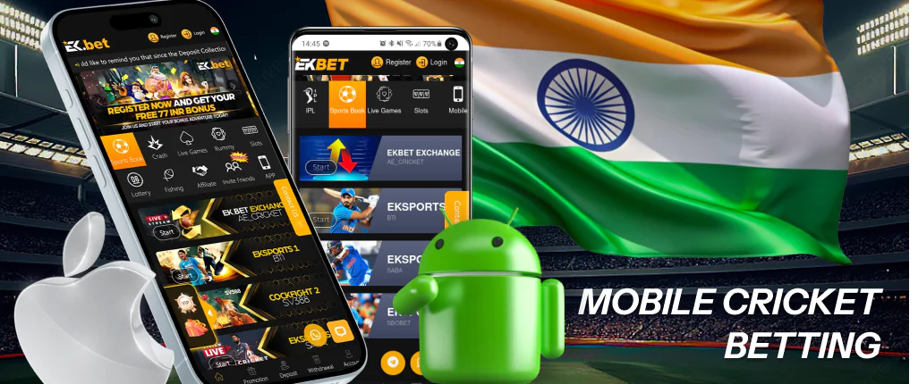 You can easily and proficiently place bets via the EKbet mobile app