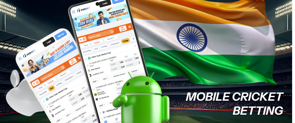 Indibet users can download the free mobile app