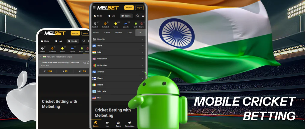 Melbet users who prefer to bet on cricket from mobile devices can easily install