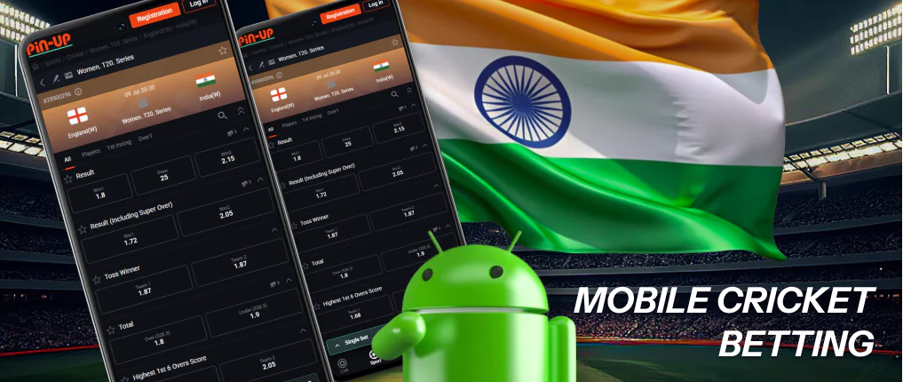 Pin Up offers a convenient mobile application for Android