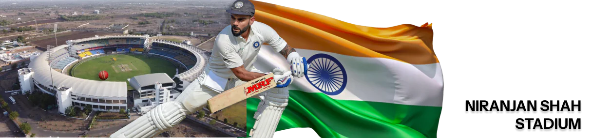 Niranjan Shah Stadium, also known as Khandheri Cricket Stadium and formerly the Saurashtra Cricket Association Stadium