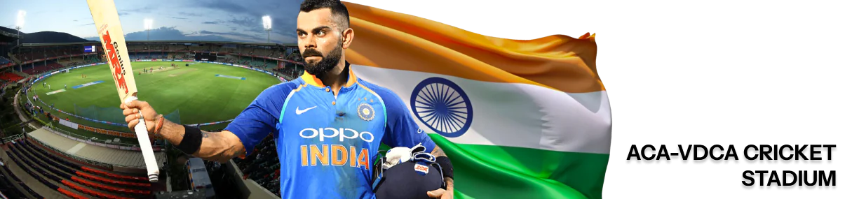 ACA-VDCA Cricket Stadium has become a prominent arena due to its picturesque layout