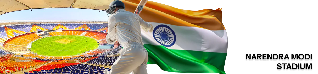 The Narendra Modi Stadium in Ahmedabad is the world’s biggest cricket ground with a capacity of 132,000