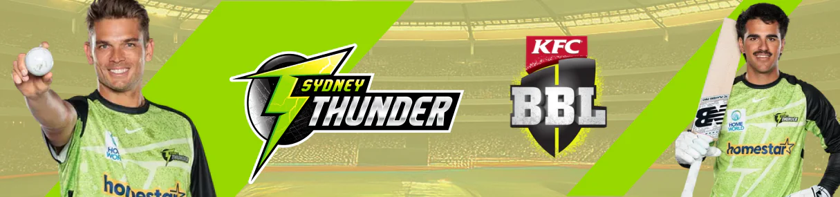 The Sydney Thunder professional cricket team was established in 2011 to compete in the Big Bash League